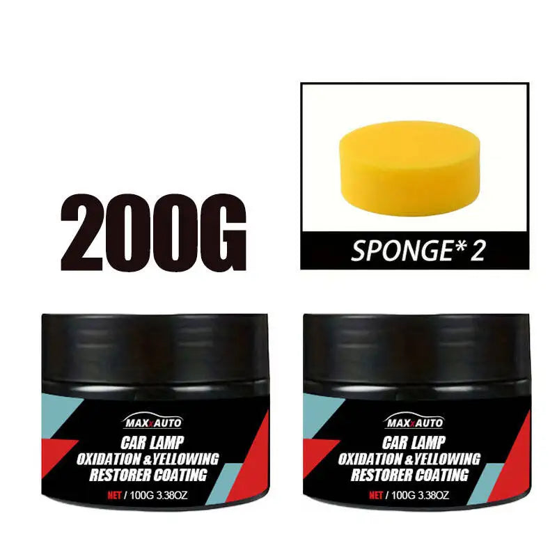 Car Headlight Restoration Polishing Headlamp Scratch Remover Repair Cleaning Paste Remove Oxidation Headlight Polish Liquid