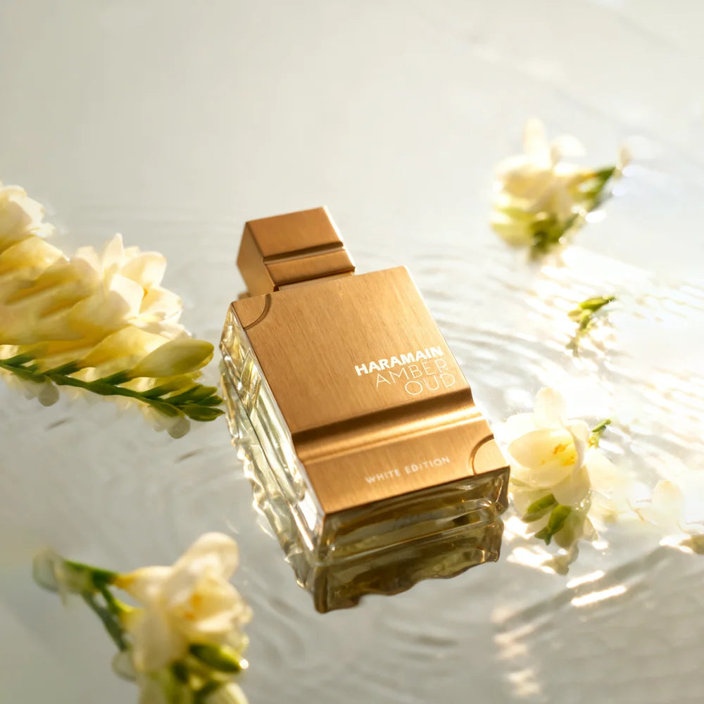Al Haramain Amber Oud White Edition Eau De Parfum Spray, Long-Lasting Luxury Unisex Perfume for Men & Women