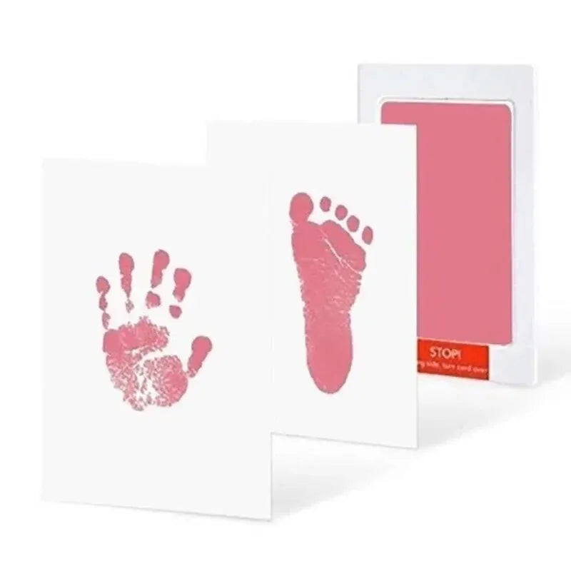 1 Set Baby Handprint Footprints Ink Pads Safe Non-toxic No-Touch Skin Inkless Inkpad Kits Pet Cat Dog Paw Prints Souvenirs Gifts