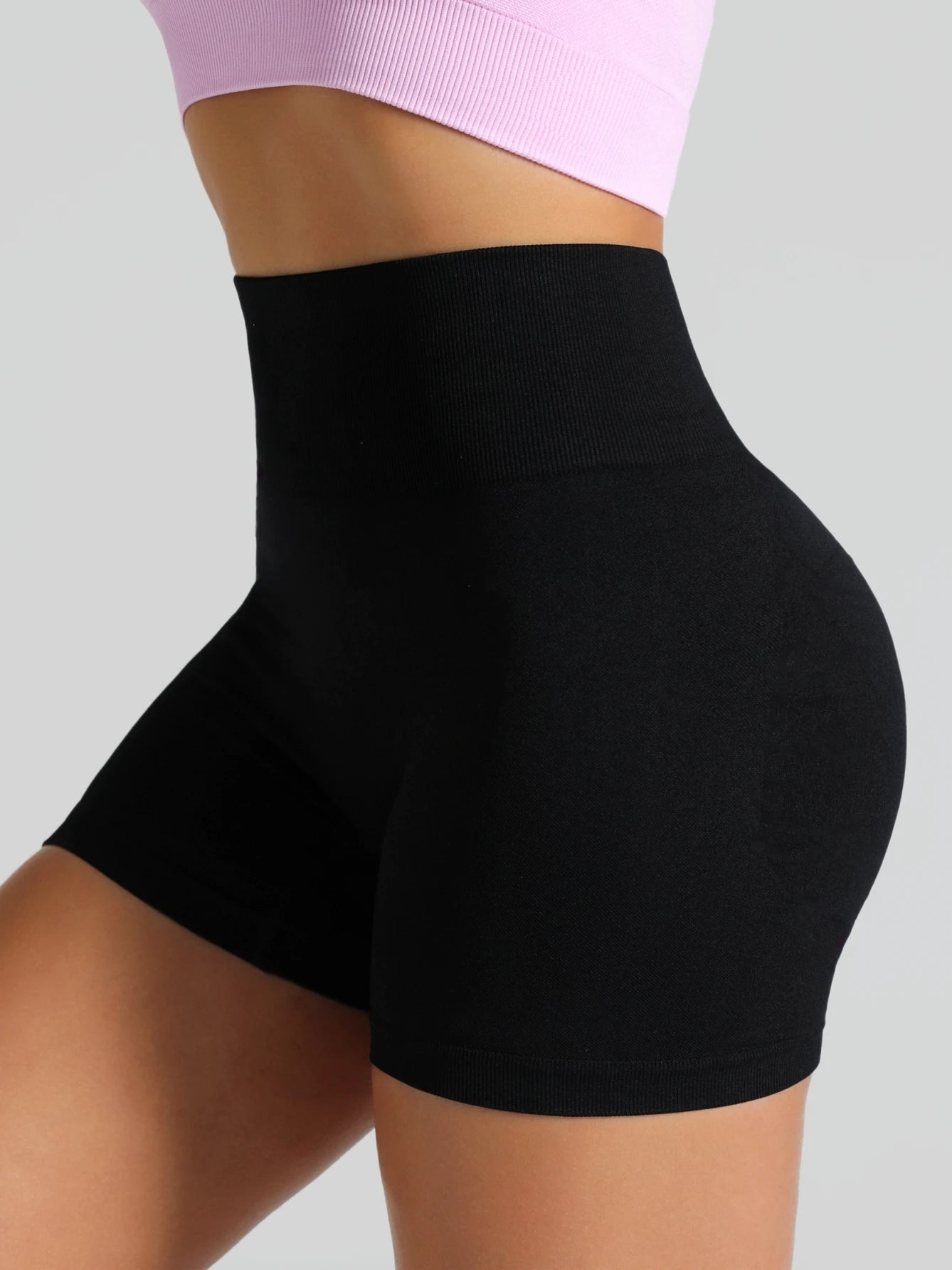 women's High Waisted Yoga Shorts Butt Lifting Tummy Control Workout Fitness Running Stretchy Booty Lift Leggings Gym Activewear