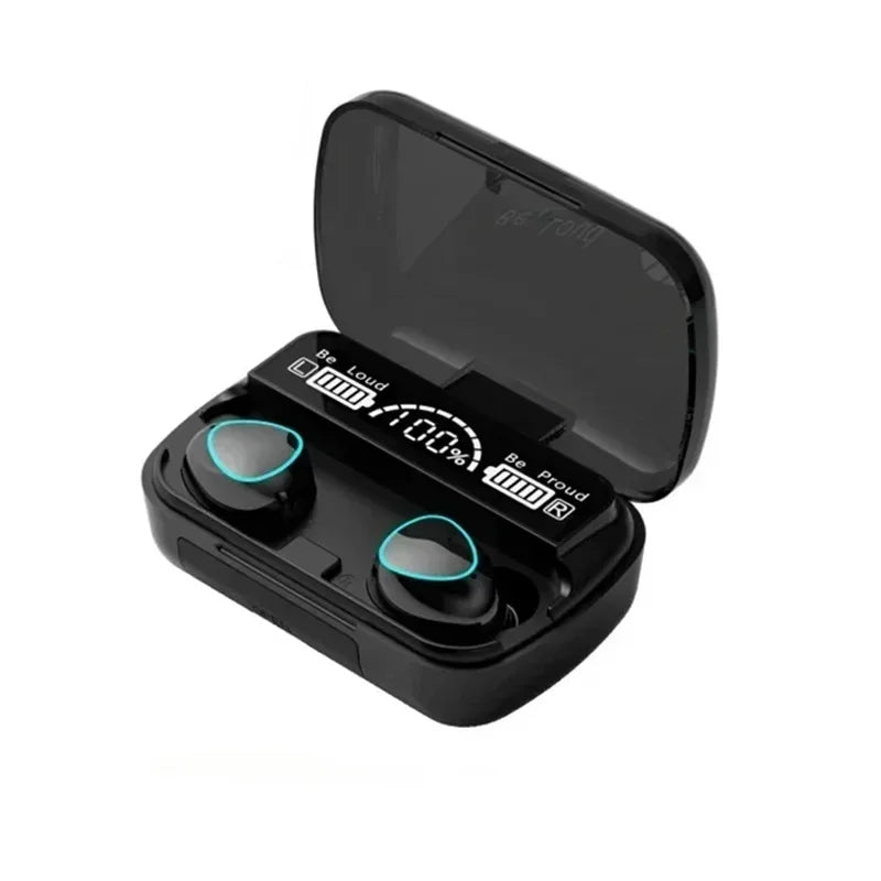 New TWS Bluetooth Earphones Handfree LED Dispay Headphones Bluetooth HiFi Stereo Music Wireless Earbuds for all smartphones