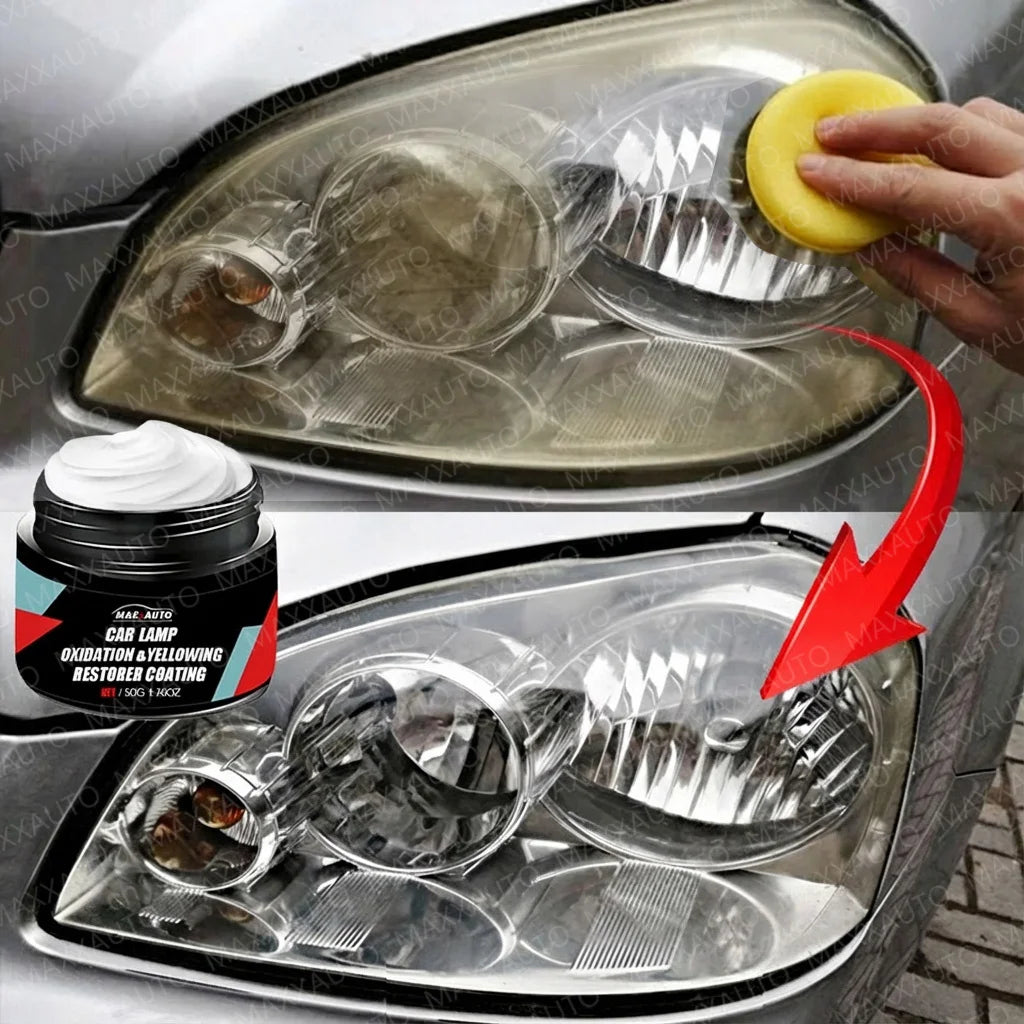 Car Headlight Restoration Polishing Headlamp Scratch Remover Repair Cleaning Paste Remove Oxidation Headlight Polish Liquid