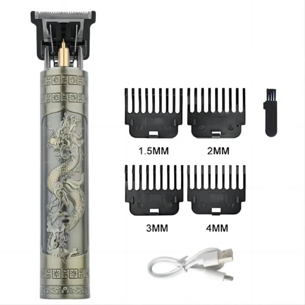 Cordless Electric Hair Cutting Machine Vintage Hair Clipper Portable Shaver Barber USB Fast Charging Hair Trimmer For Hairdresse