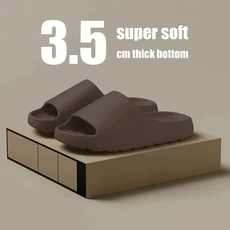 EVA Anti-Slip Men's Slippers Home Thick Bottom Slippers Comfortable Lightweight Indoor Outdoor House Slippers