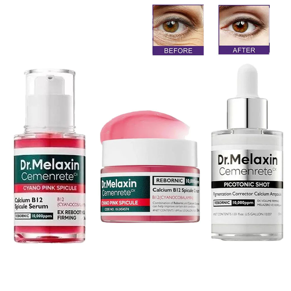 Dr. Melaxin Whitening Face Cream Serum Deep Cleansing Shrink Pore Remove Dark Head Firming Nourishing Essence Skin Care