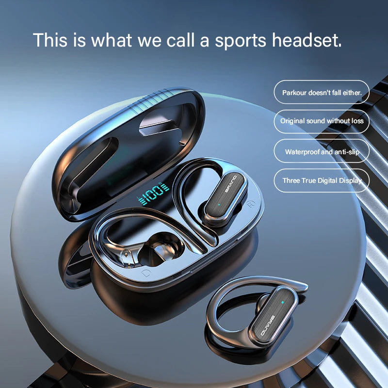 The A520 wireless BT headphones feature high-quality, high-definition sound, stereo earbuds, sweat-proof touch lights