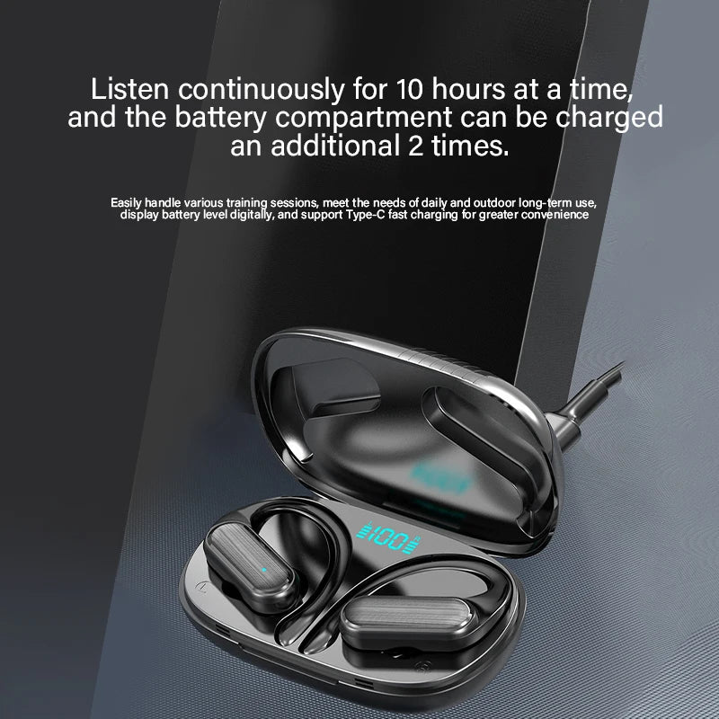 The A520 wireless BT headphones feature high-quality, high-definition sound, stereo earbuds, sweat-proof touch lights
