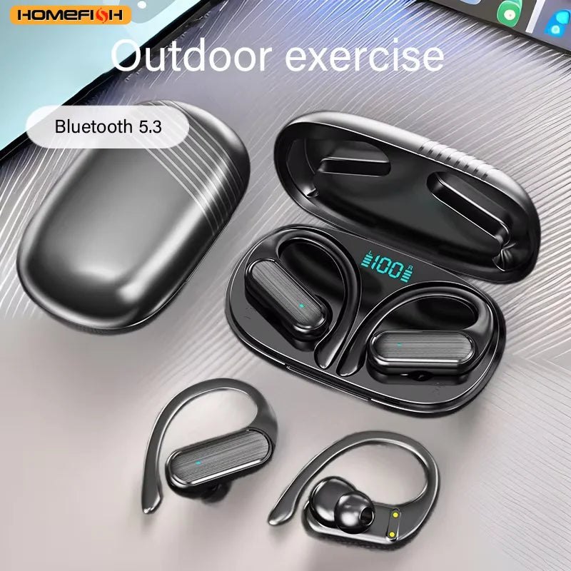 The A520 wireless BT headphones feature high-quality, high-definition sound, stereo earbuds, sweat-proof touch lights