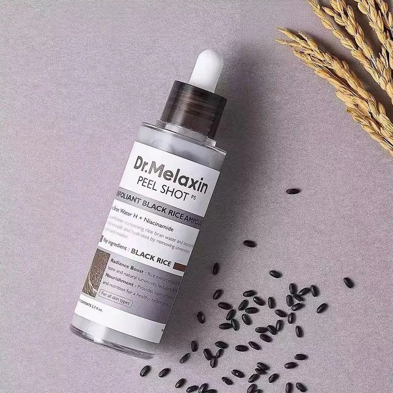 Dr. Melaxin Korean Skin Care Sets Rice Exfoliating Hydrating Facial Serum Softening Serum Acne Removal Hydrating Pore Reduction