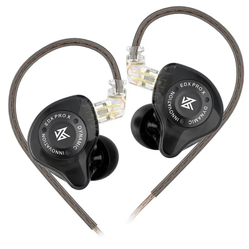KZ EDX PRO X Dynamic Drive Earphone HIFI Bass Earbud Sport Music Cancelling Headsets 2PIN Cable KZ ZSTX ZSN PRO X EDC EDA ZVX