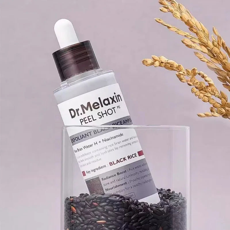 Dr. Melaxin Korean Skin Care Sets Rice Exfoliating Hydrating Facial Serum Softening Serum Acne Removal Hydrating Pore Reduction