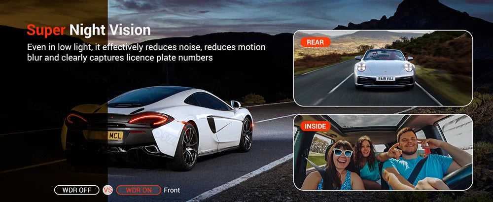 WIFI Dash Cam For Car Camera 1080P Video Recorder HD 2/3Camera Car DVR Front Rear View Camera Night Vision Car Accessories
