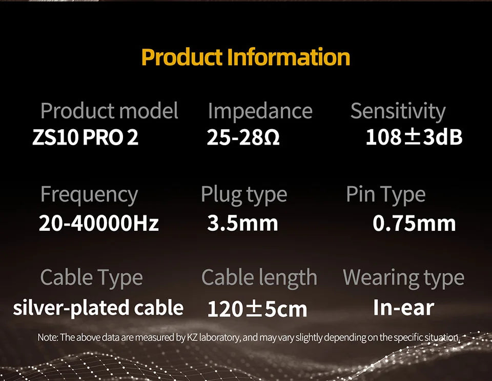 KZ ZS10 Pro 2 metal headset high fidelity in-ear bass earbud 4-level adjustment switch sports monitor headset sound noise reduct
