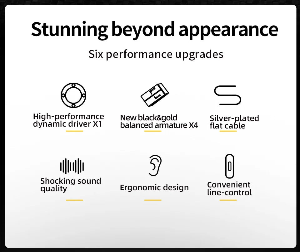 KZ ZS10 PRO X Wired Headphones HD Microphone Pure Sound Quality Hybrid Technology Headphones Monitor Earbuds HIFI Bass Music Hea