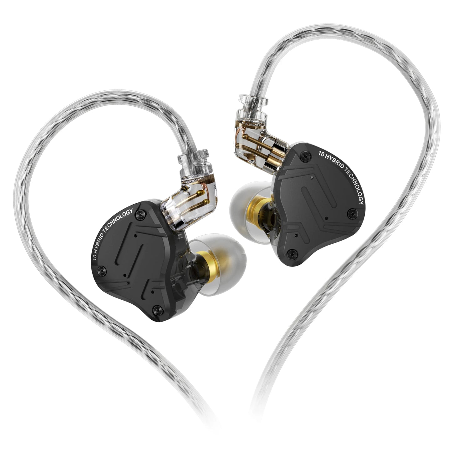 KZ ZS10 PRO X Wired Headphones HD Microphone Pure Sound Quality Hybrid Technology Headphones Monitor Earbuds HIFI Bass Music Hea