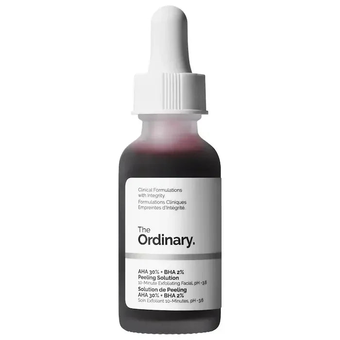 AHA 30%+BHA 2% Peeling Solution 30ml Multi Effect Peeling Solution Exfoliating Facial Brighten Smooth Refine Appearance Of Skin