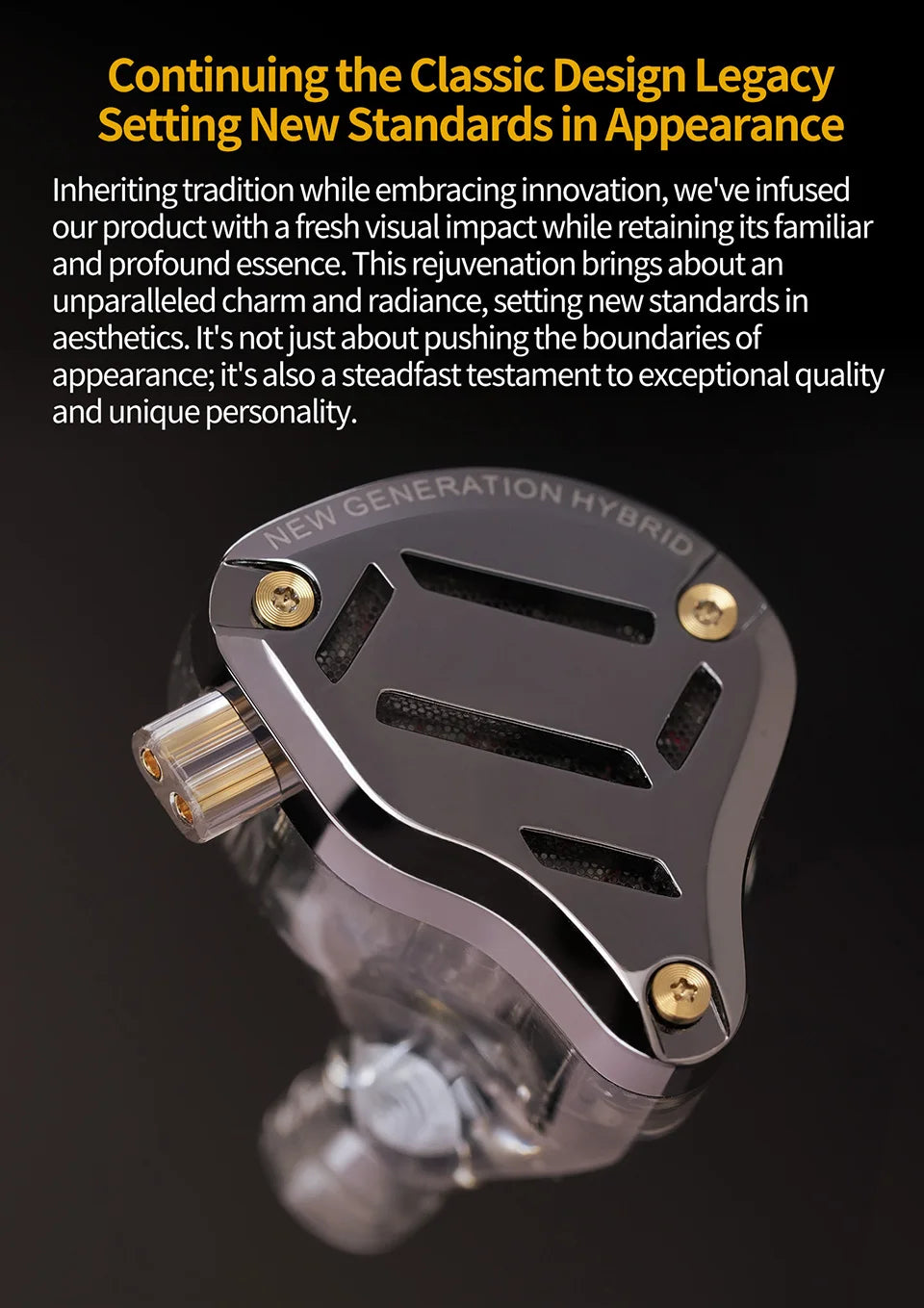 KZ ZS10 Pro 2 metal headset high fidelity in-ear bass earbud 4-level adjustment switch sports monitor headset sound noise reduct
