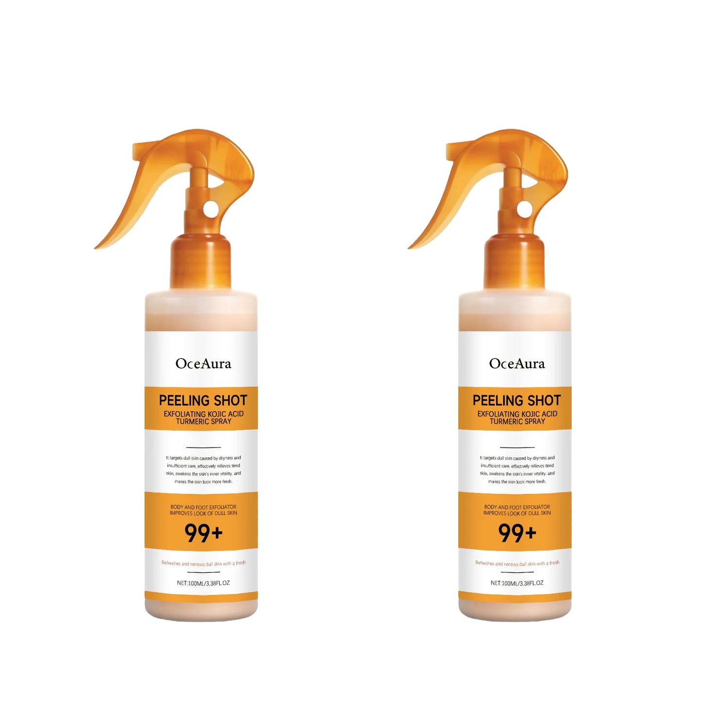 Body Keratin Care Kojic Acid Turmeric Spray Gently Exfoliating Peeling Solution Nourishing Hydrating Skin Care All Skin Types
