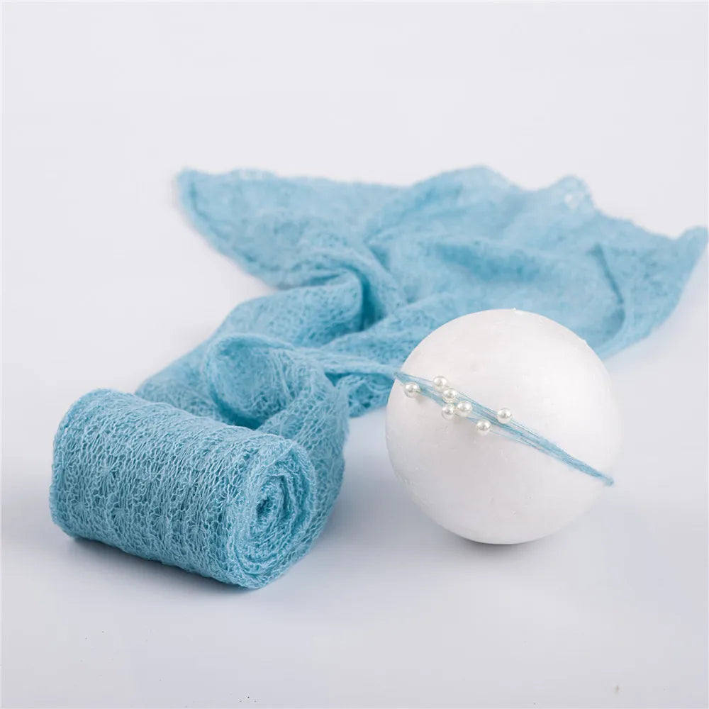 Newborn Photography Props Wrap Soft Mohair Knitted Baby Blanket  Swaddling  Photography  Babies Accessories