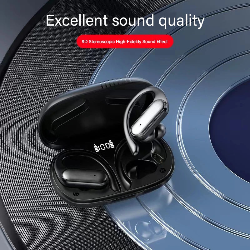 The A520 wireless BT headphones feature high-quality, high-definition sound, stereo earbuds, sweat-proof touch lights