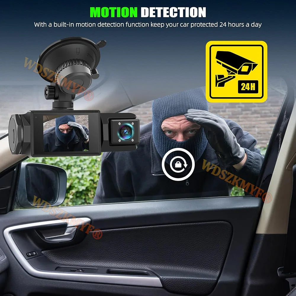 WIFI Dash Cam For Car Camera 1080P Video Recorder HD 2/3Camera Car DVR Front Rear View Camera Night Vision Car Accessories