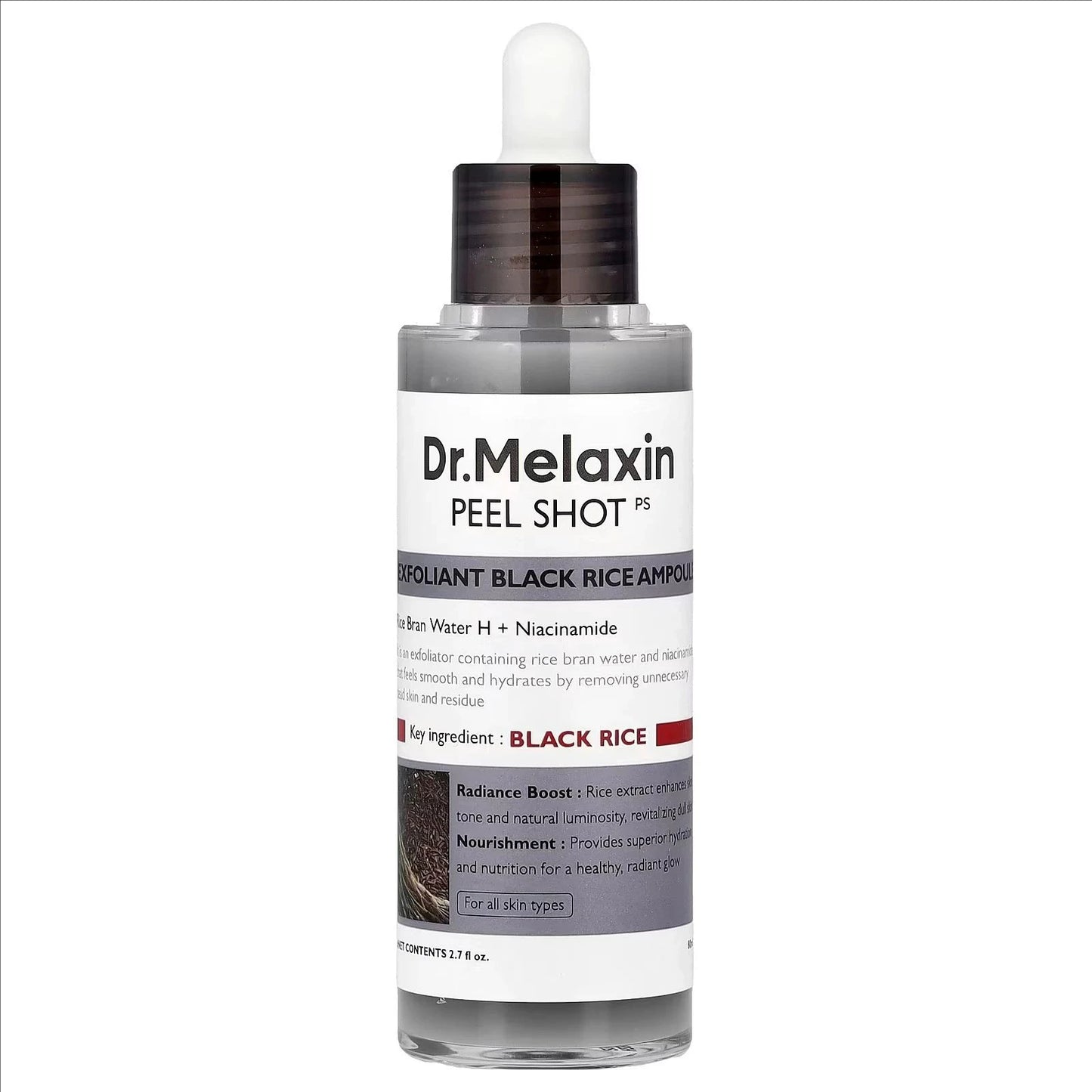 Dr. Melaxin Korean Skin Care Sets Rice Exfoliating Hydrating Facial Serum Softening Serum Acne Removal Hydrating Pore Reduction