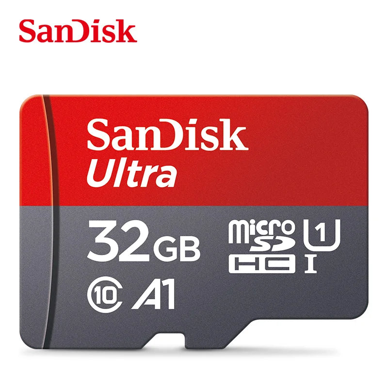 SanDisk Ultra MicroSD Card 32GB MicroSDHC A1 UHS-I Class10 64GB 128GB 256GB 512GB 1TB MicroSDXC Perfect for Full HD Video