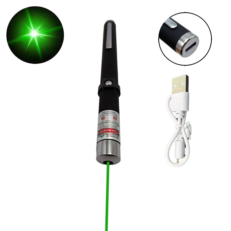 Pet Laser Pointer & LED Flashlight - Interactive Cat Scratching Toy, Christmas Gift for Cats/Kittens