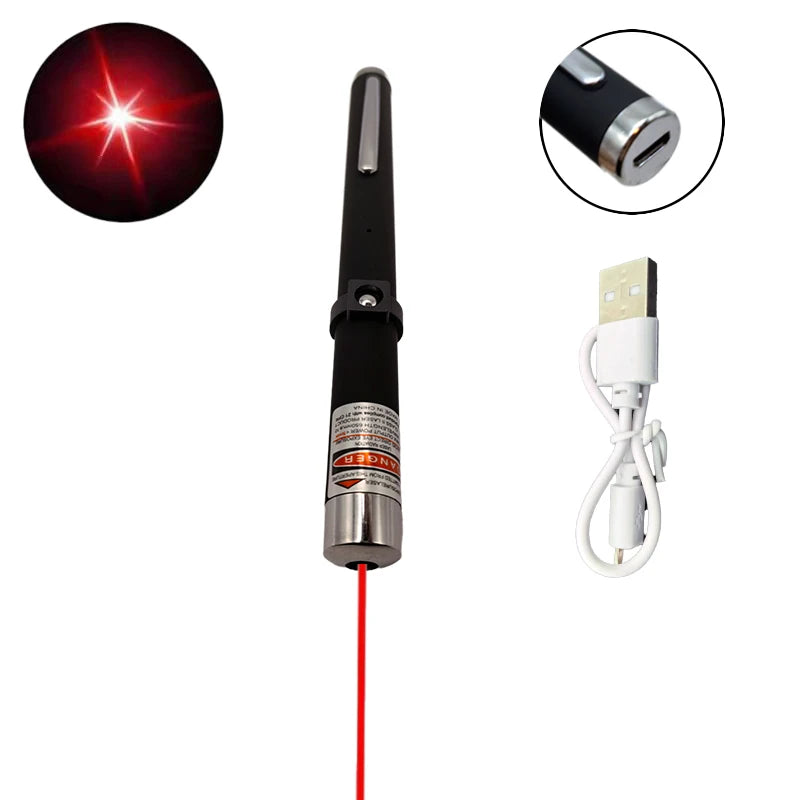 Pet Laser Pointer & LED Flashlight - Interactive Cat Scratching Toy, Christmas Gift for Cats/Kittens