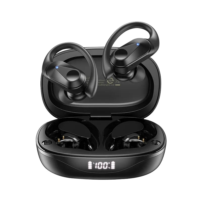 Choice AOC Sports Headset Wireless Bluetooth 6.0 Earphones Waterproof LED Battery Display Gaming Low Latency Headphones LP75