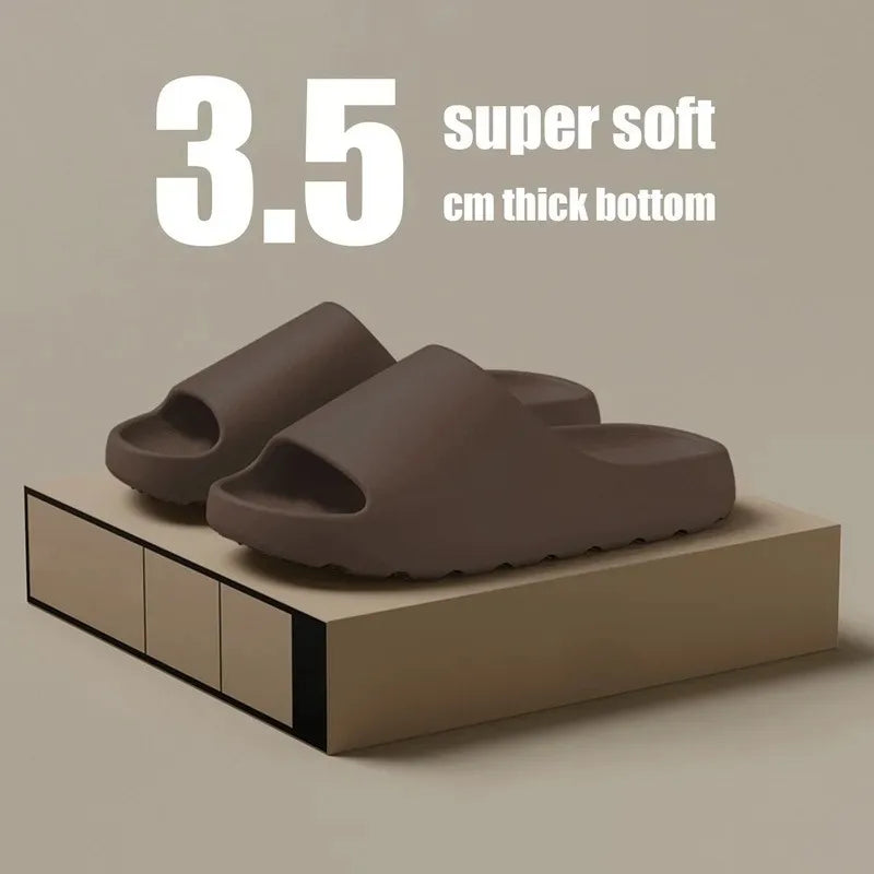 EVA Anti-Slip Men's Slippers Home Thick Bottom Slippers Comfortable Lightweight Indoor Outdoor House Slippers