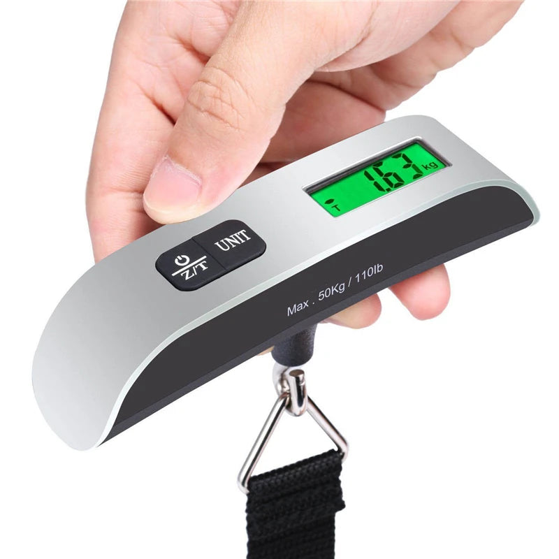 10g-50kg Portable Scale Digital LCD Display Electronic Luggage Hanging Suitcase Travel Weighs Baggage Bag Weight Balance Tools