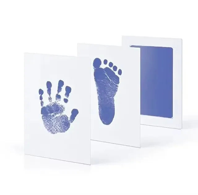 1 Set Baby Handprint Footprints Ink Pads Safe Non-toxic No-Touch Skin Inkless Inkpad Kits Pet Cat Dog Paw Prints Souvenirs Gifts